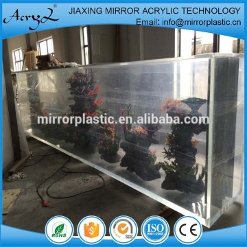 Large acrylic aquarium tank