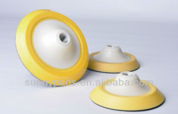 Backing Pad Yellow PUR molded for Rotary Polisher