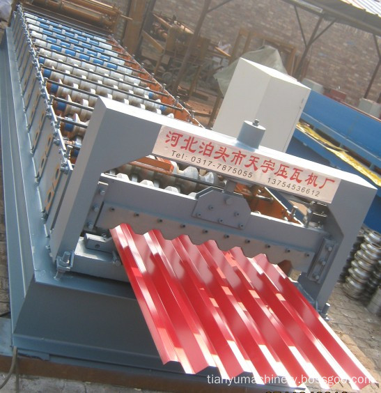 roof and wall panel roll forming machine