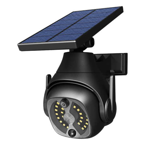 Simüle edilmiş kamera hareket sensörü güneş duvar lambası