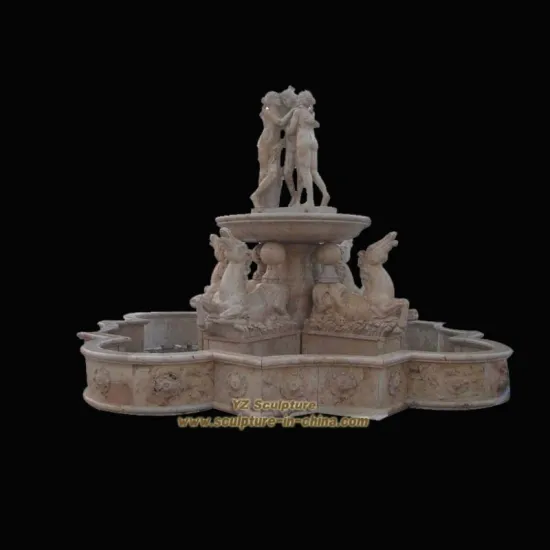 Large Stone Outdoor Fountain