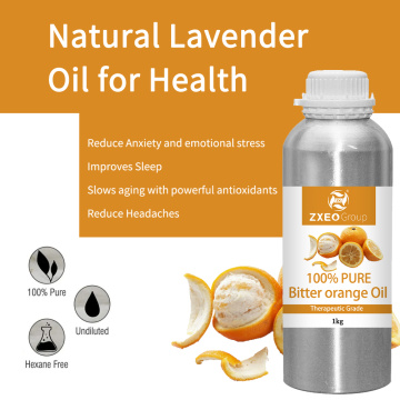 High quality 100% Bitter Orange Leaf Essential Oil for skin care