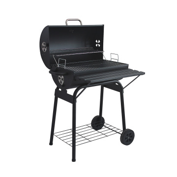 Portable Charcoal BBQ Grill with Electric Rotisserie