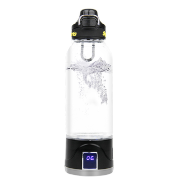 Bottiglia d'acqua di vetro ricaricabile per il generatore di idrogeno ricaricabile USB