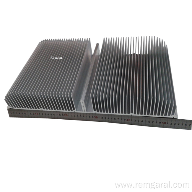 custom aluminum large heat sink extrusion