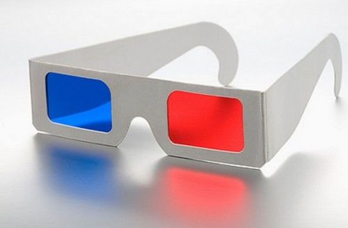 Polarized Movie Theater Red Blue 3d Glasses Universal High Definition For Children