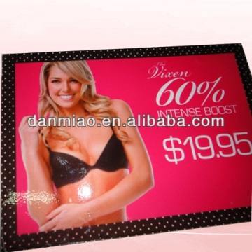 Glim glossy foamcore printing poster for underwear discount sales