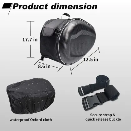 Factory Wholesale Waterproof Motorcycle Tail Bags Saddle Bags Side Bags