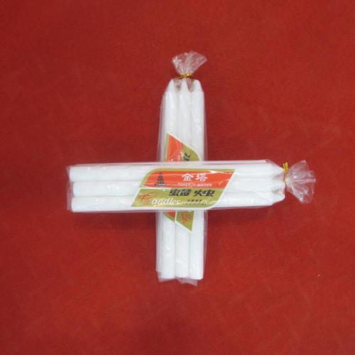 6Pcs Packing Polybag White Bougies Candle
