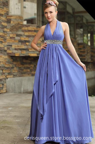 2011 hot sale DORIS v-neck maxi evening dress