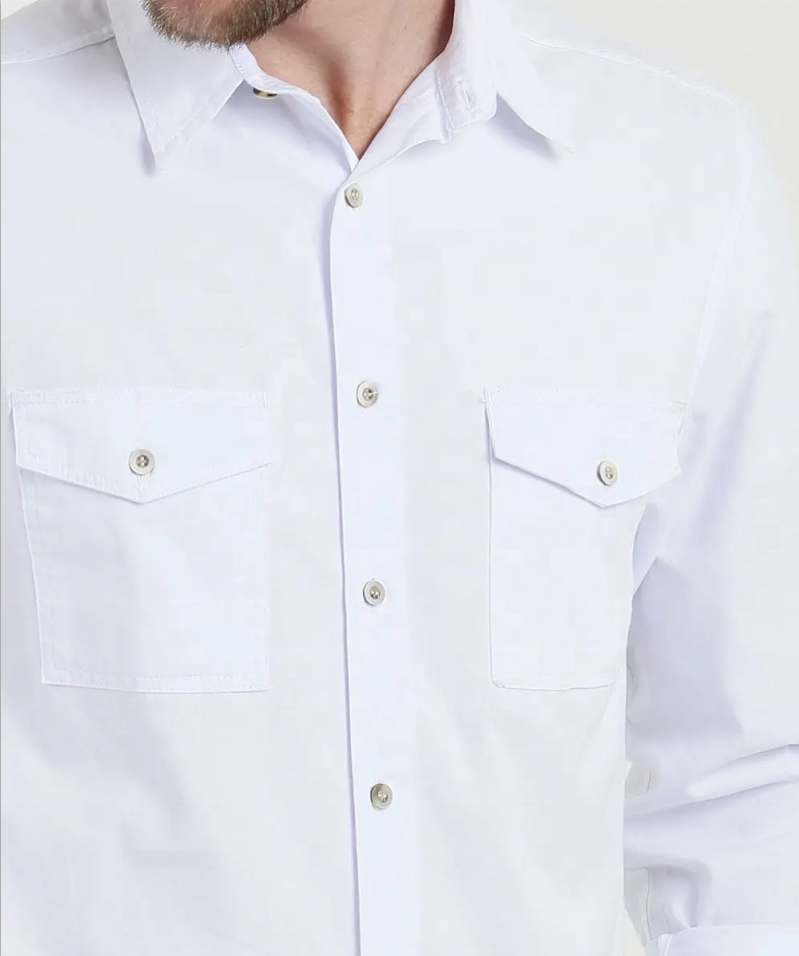 Удобная классическая рубашка для мужской одежды на заказ