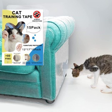 Wholesale Price Clear Carpet Sofa Protectors with Pet Training Seats & Adhesive Cat Claw Guards