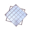 Square stainless steel invisible manhole cover