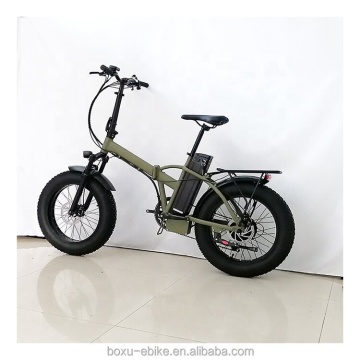 Hotsale 500W Outdoor Fat Tire Electric Folding Bike - 20 Inch Ebike MTB City Electric Bicycle