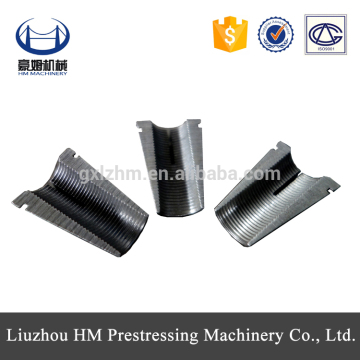 Low price for 15.2mm pc strand anchorage working wedge