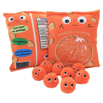 Keju Chocolate Plush Doll - Mainan Bantal Makanan Makanan Lembut untuk Hadiah Hari Lahir