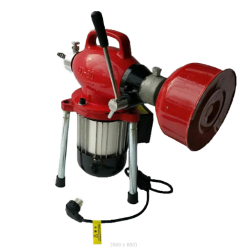 550W Pipe Drain Toilet Sewer Cleaner Unclogging Machine