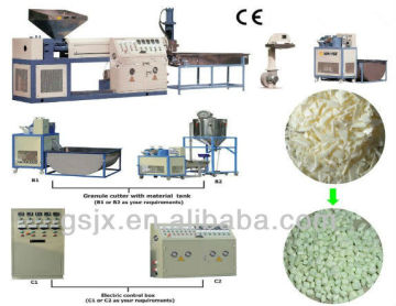 waste pp pe granule making machine