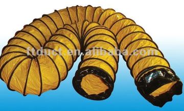 pvc spring flexible hose duct