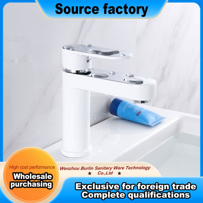 Elegant Electroplated Faucet for Basins