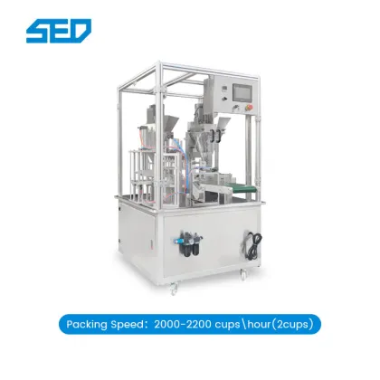 Automatic K Cup Nespresso Coffee Capsule Filling and Sealing Machine