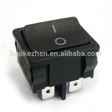 Double pole on-off Rocker Switch with 6 pins and high quality manufacturer China