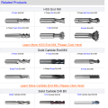 Carbide CNC Mini Sinking Cutter tools for metal