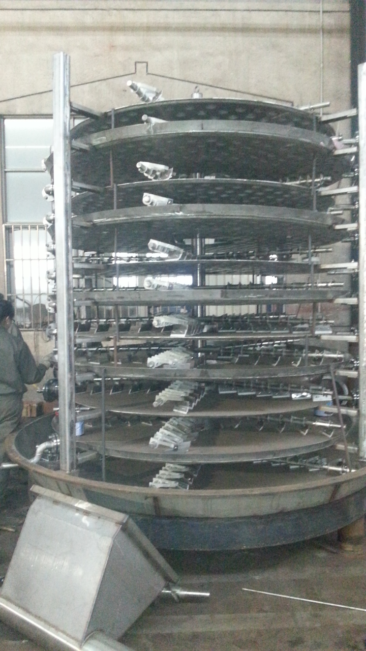 Disc plate tray dryer dry machine para sa kemikal