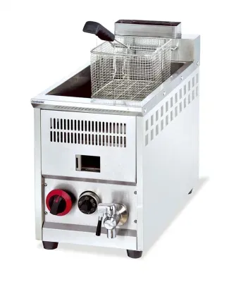 Factory Directly Sell Temperature Control Vertical Gas Fryer