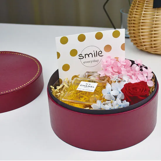 Custom Logo Luxury Round Gift Packaging Paper Box