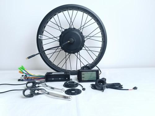 Kit de bicicleta elétrica de pneu gordo de 750w hub de cubo