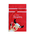 New Christmas bag PE-Santa Claus elk candy-bag