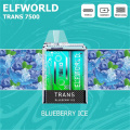 Elfworld Trans 7500 Vape dispensável 75000 Puffs