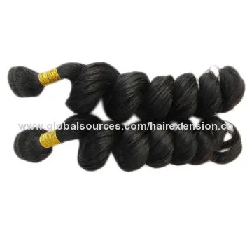 26-inch 1B Loose wave hair weft
