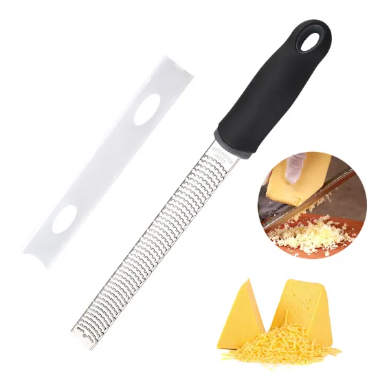 Stainless Steel Multi-Function Grater: Perfect Tool for Zesting Lemons, Grating Cheese, and Processing Coconuts in the Kitchen