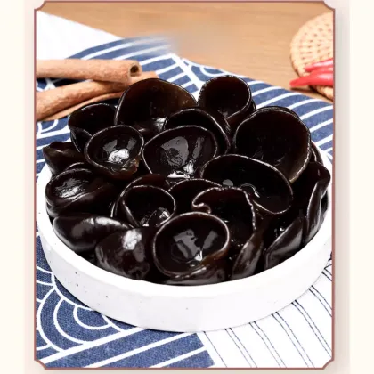 Small bowl of black fungus