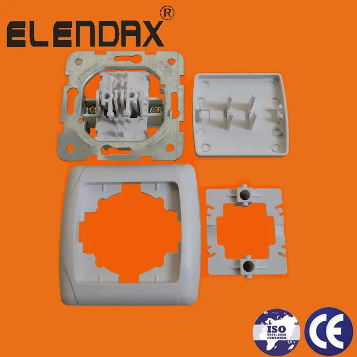 Sakelar Lampu Daya Pemasangan Siram Gaya UE (F3101)