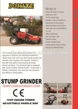 9 teeth gas engine stump grinder