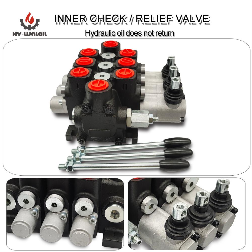 3 Spool Open Center Sectional Valve