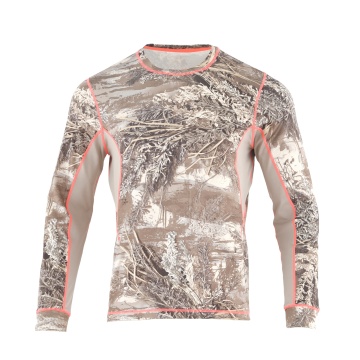 Muscle Fit Hip Hop Curved Hem Camouflage Outdoor Men's T-Shirt