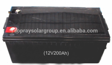 Deep Cycle Type Rechargeable Rechargeable Battery 12V200AH Gel for Solar Power System