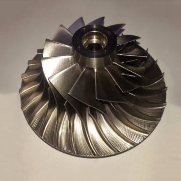 Custom 5 paksi CNC Milling Titanium Turbine Impeller