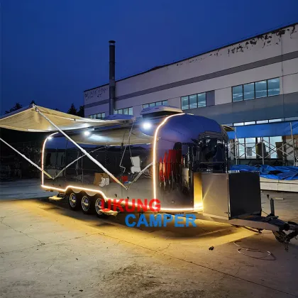 Customized Stainless Steel 304 Airstream RV Trailer - European Standard