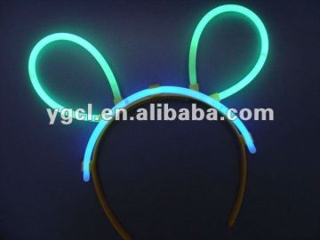 Glow party ornament/promotion gifts( glow hairpin)