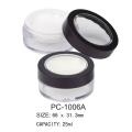 25 ml Jar en poudre lâche en plastique rond PC-1006A