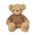 Tragen Sie einen Pullover beige Teddybär ausgestopft