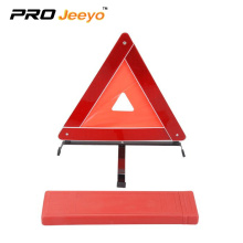 Reflective traffic safety warning tripods