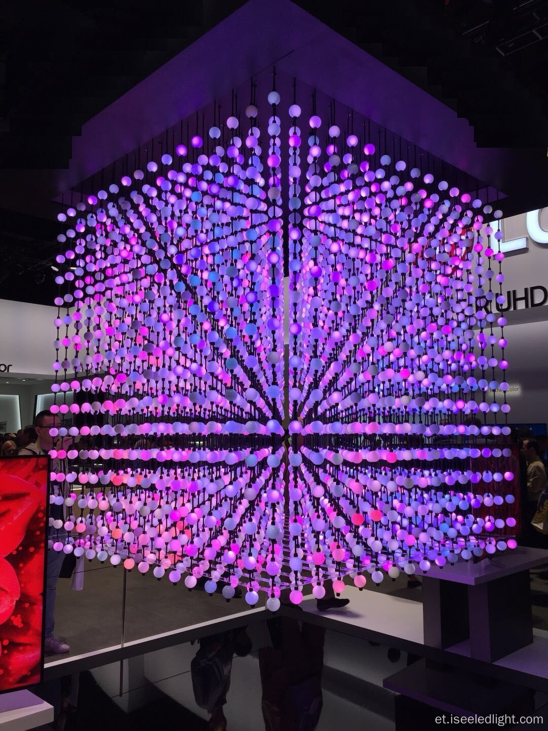 Crystal LED -palli nööri värvi muutmine DMX -juhtimine