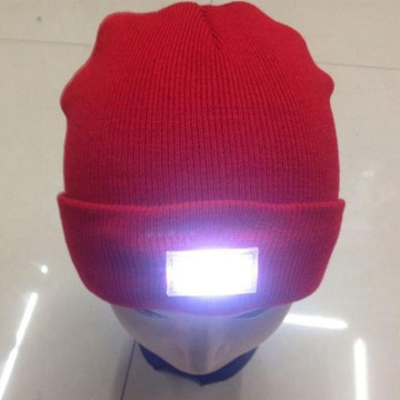 Custom led beanie cap hat