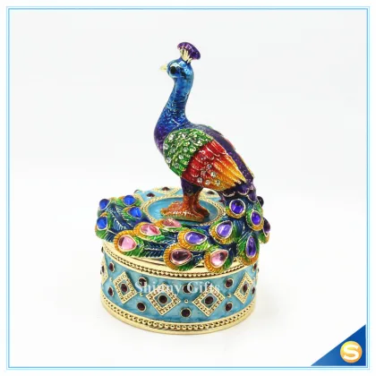Wedding Gift Decorative Phoenix Jewelry Box Trinket Box Storage Box